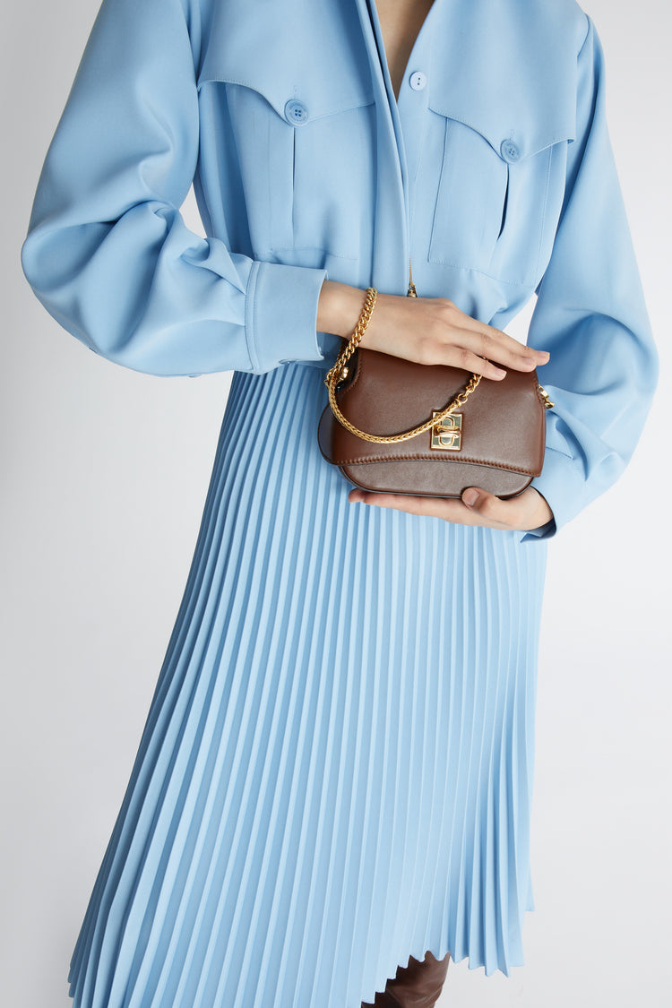 Mini Audrey in smooth calfskin