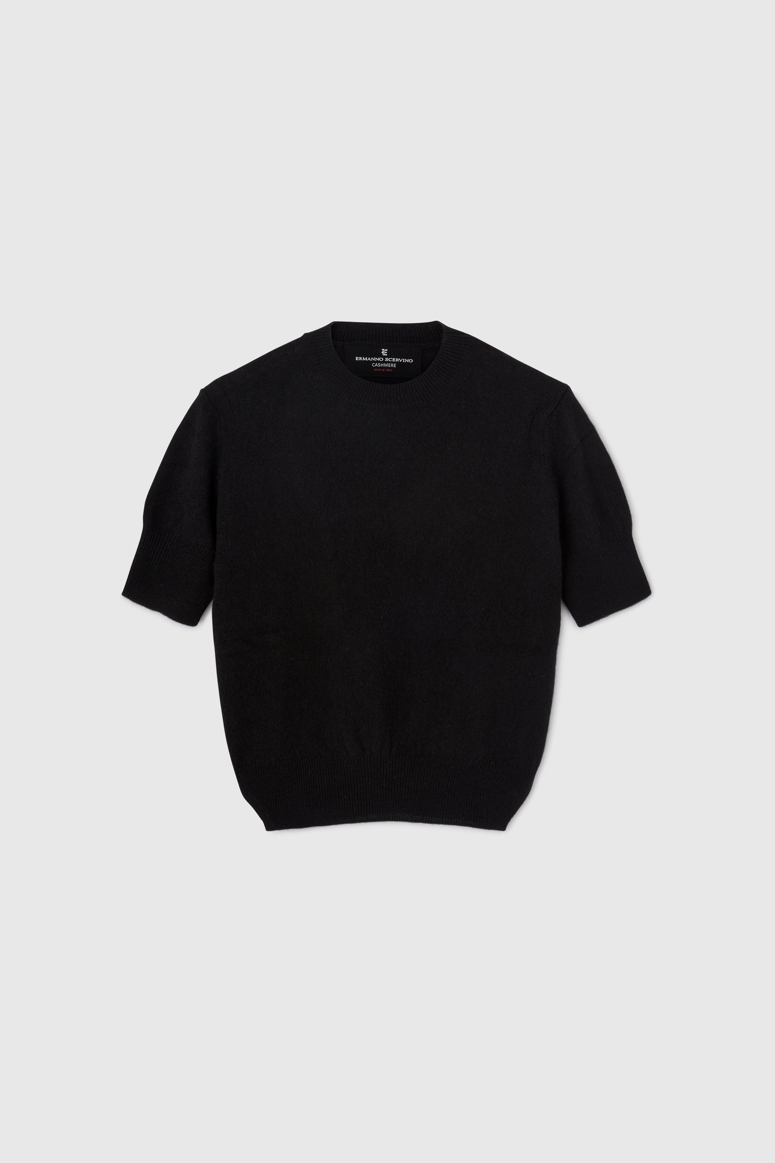 ERMANNO SCERVINO カシミヤニットセーター エルマンノシェルヴィーノ カシミア100％セーター グレー #38 ERMANNO