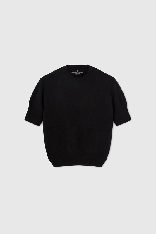 Pull noir en pur cachemire