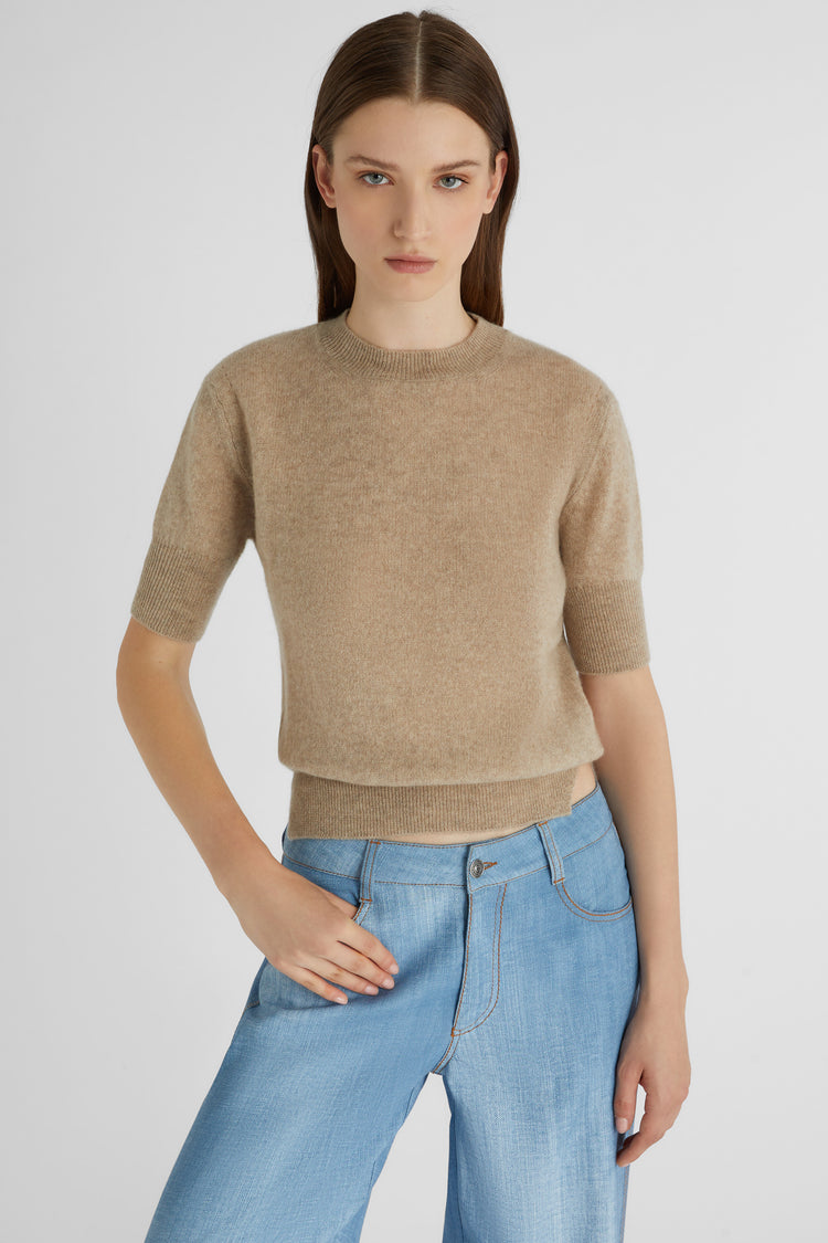Pull tupe en pur cachemire