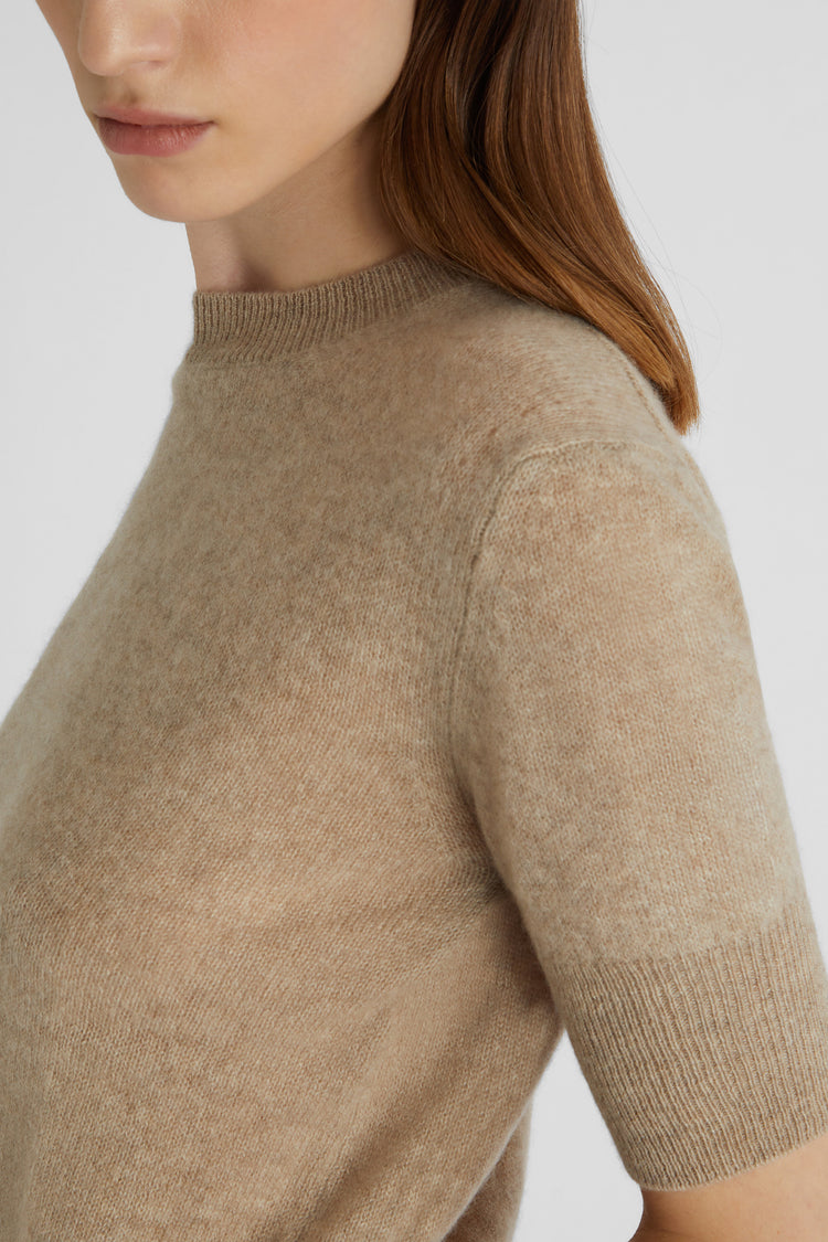 Pull tupe en pur cachemire