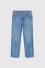 Straight-cut denim trousers