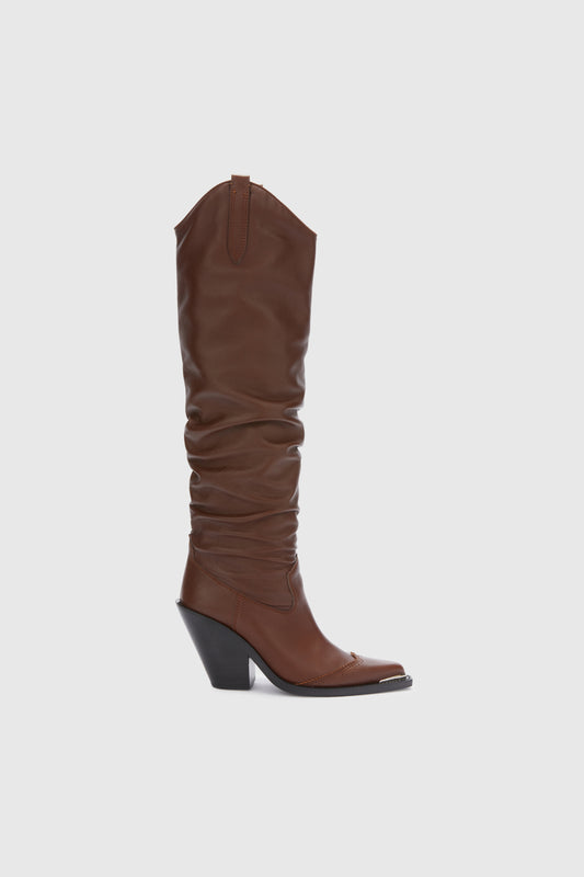High soft calfskin Texan