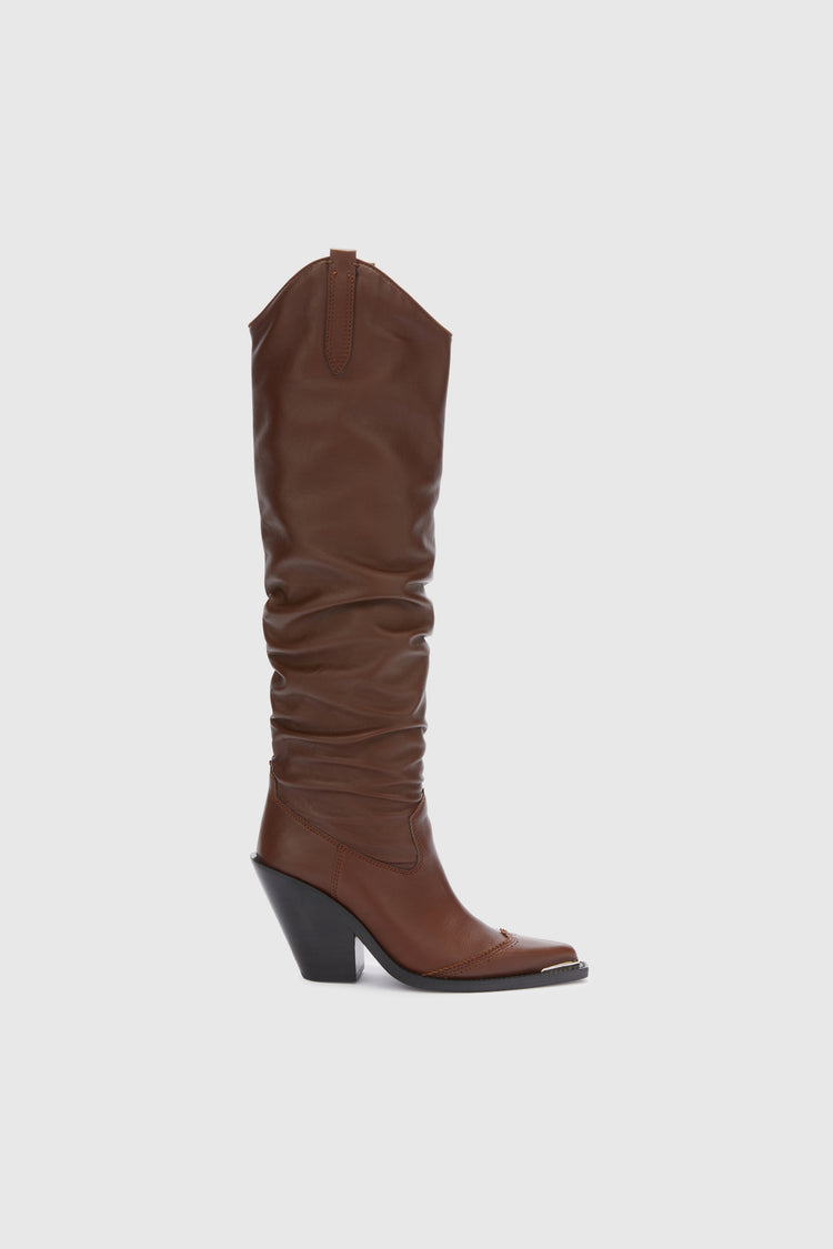 High soft calfskin Texan