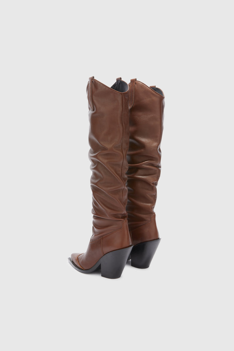 High soft calfskin Texan