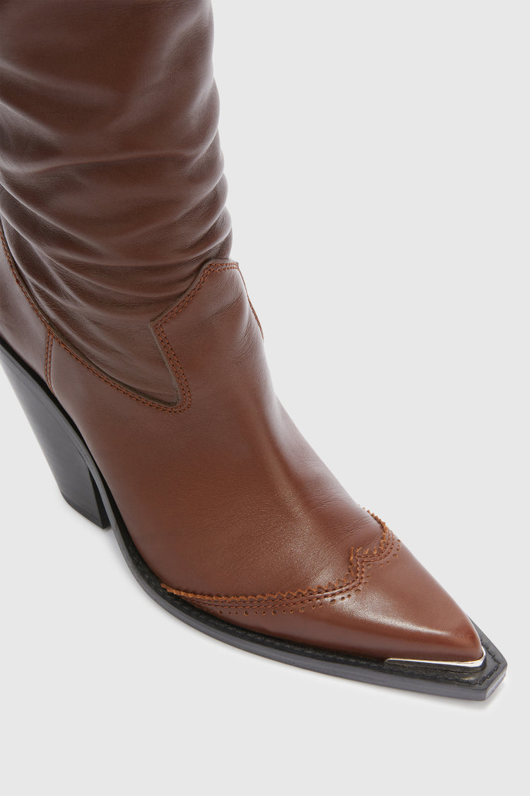 High soft calfskin Texan