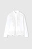 Chemise en coton avec détails en dentelle