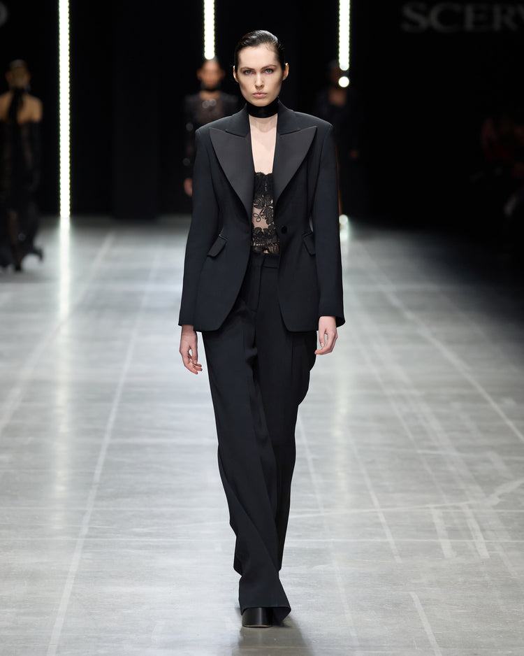 Structured floral lace corset with boning and cups