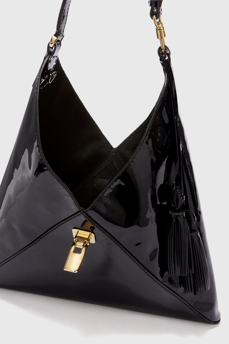 Dudu bag in shiny soft patent leather