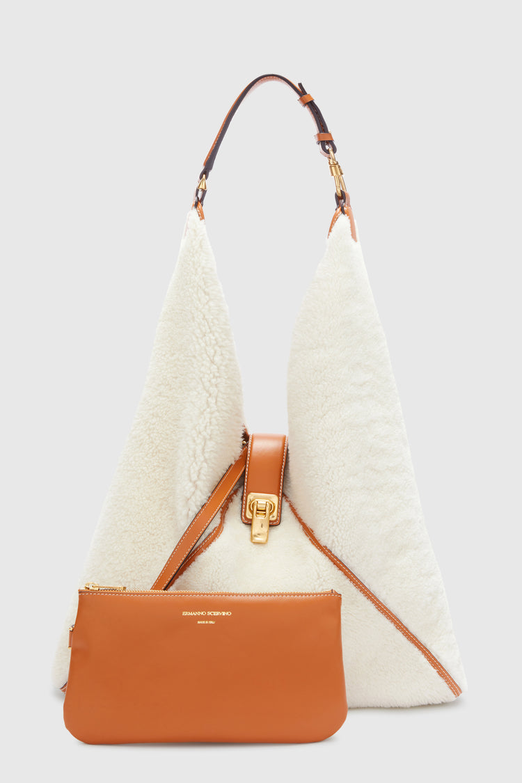 Dudu large in shearling