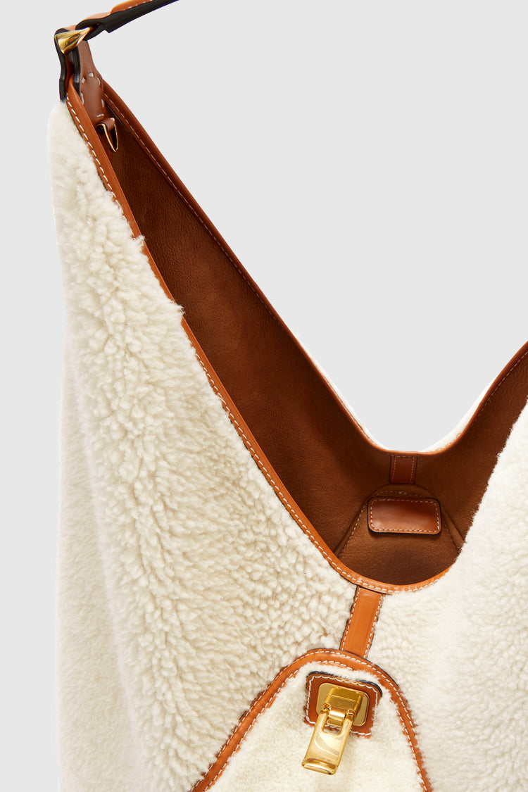 Dudu large in shearling