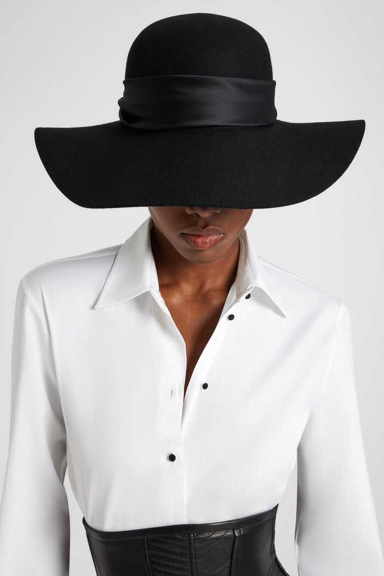 Dudu hat in wool felt