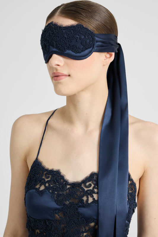 Silk satin eye mask