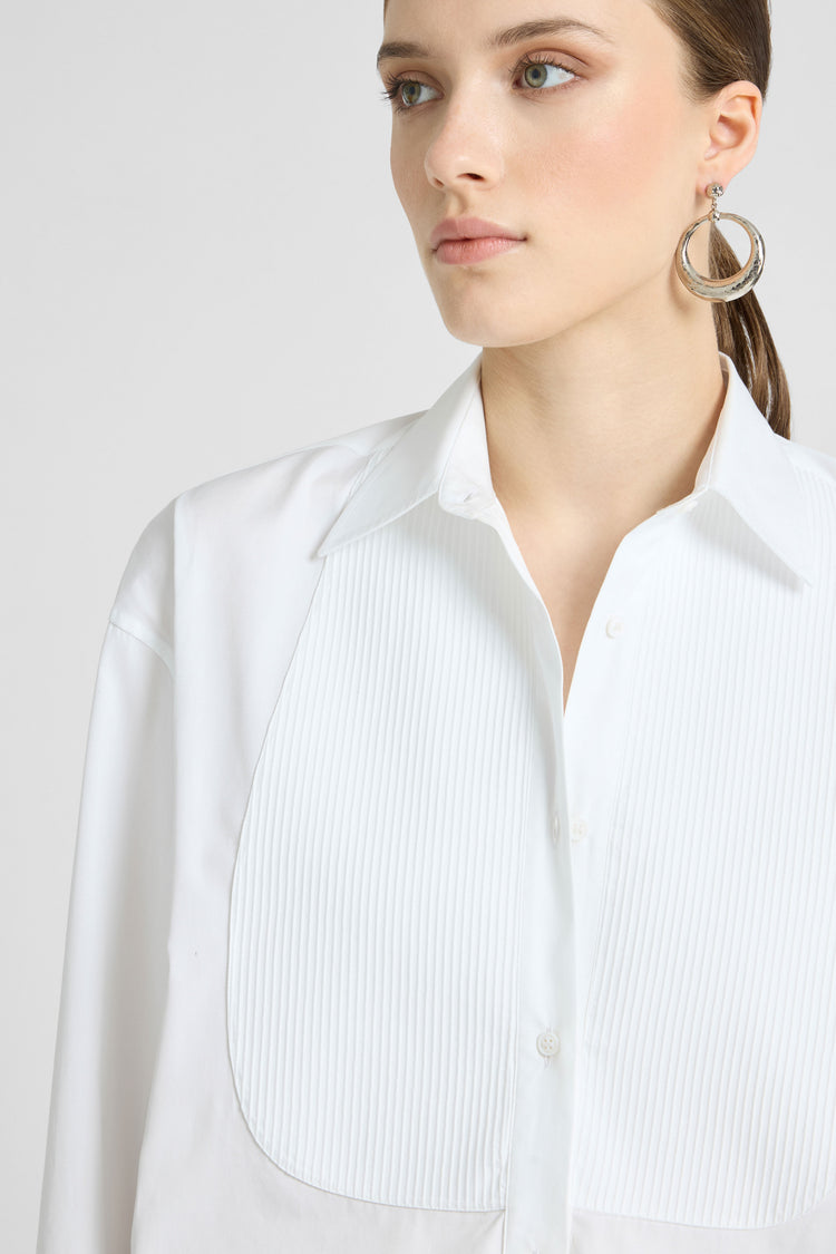 Cotton poplin shirt