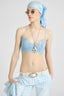 Unstructured Tulle Light Blue Bra with Rebrodé Lace