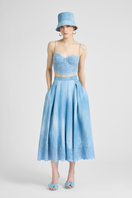 Structured Bustier in Chantilly Lace