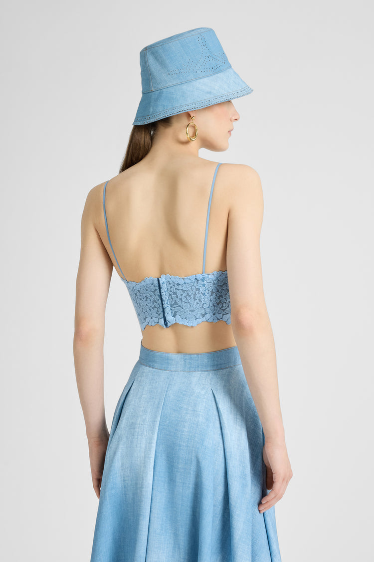 Structured Bustier in Chantilly Lace