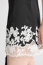 Lingerie-Style Dress in Stretch Viscose with Rebrodé Lace