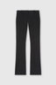 Bootcut trousers in viscose blend