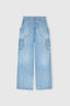 Chambray Denim Cargo Pants