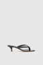 Chic thong sandal with 5 cm heel