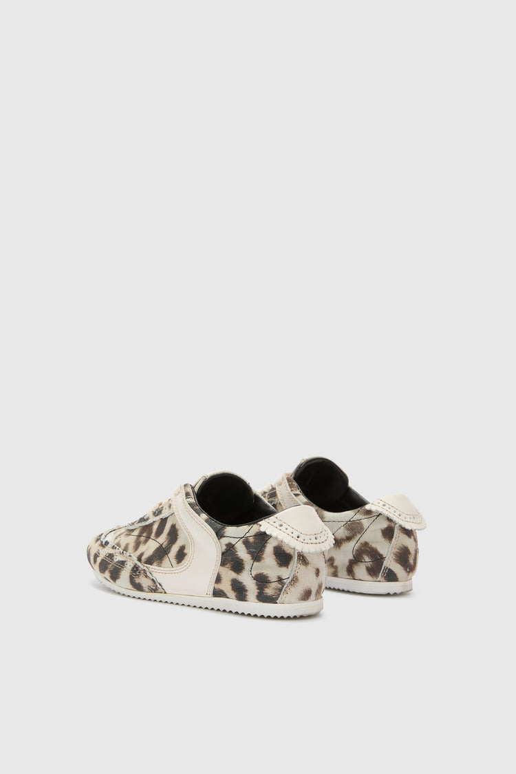 Winner sneakers in natural spotted suede