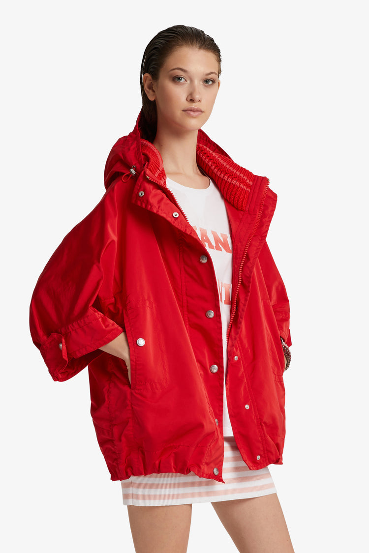 Parka de tafetán