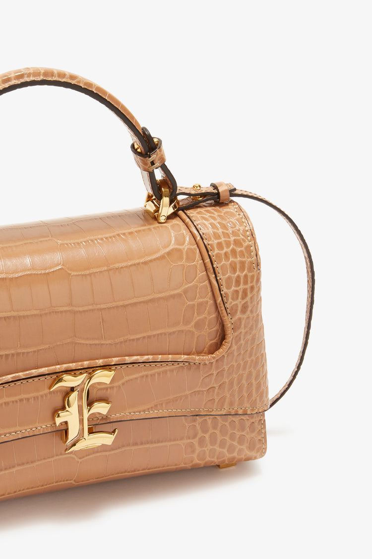 Crocodile bowling bag with logo
