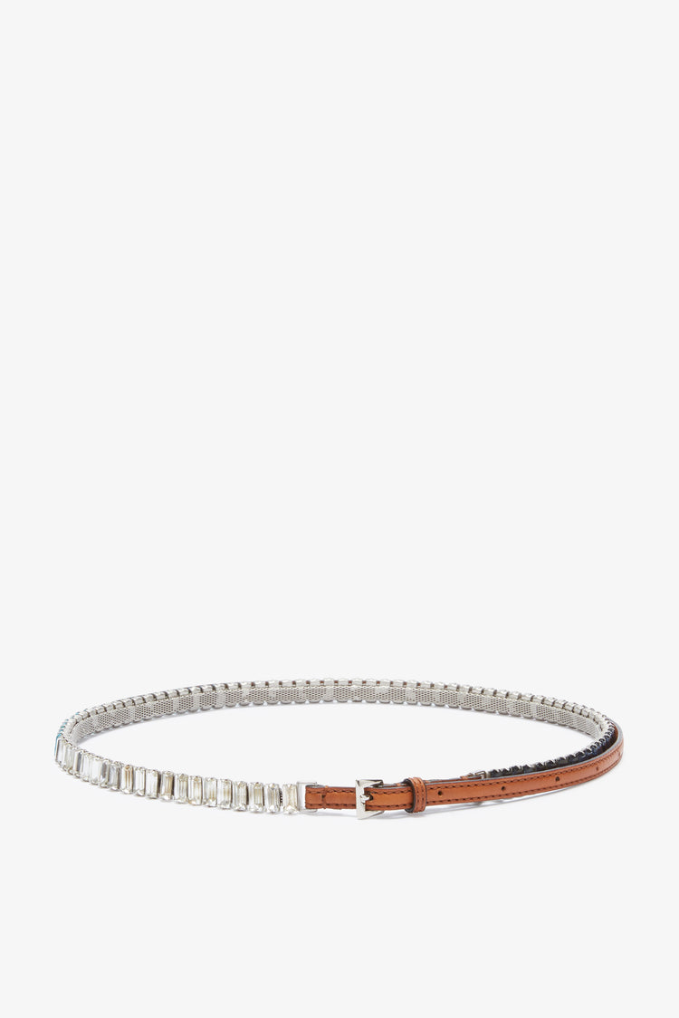 Cintura con cristalli baguette