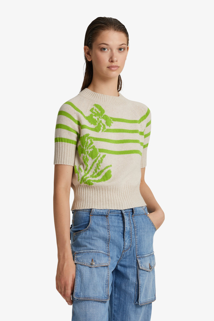 T-shirt in filati di recupero