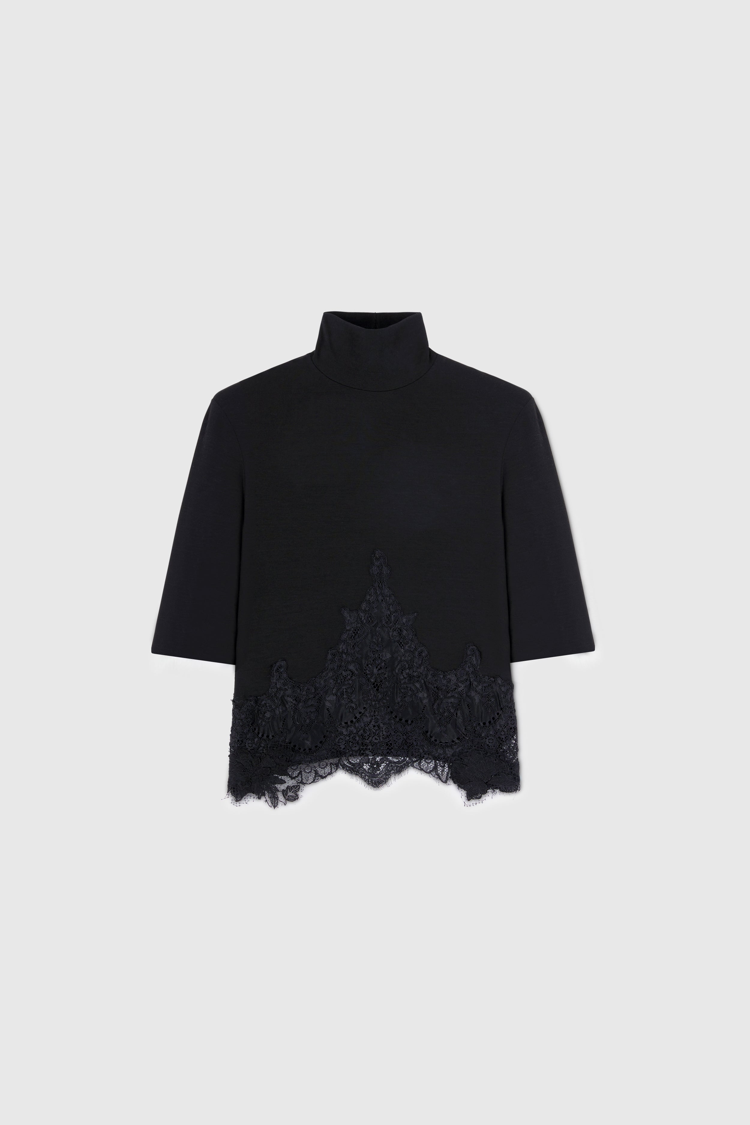 Black lace outlet turtleneck