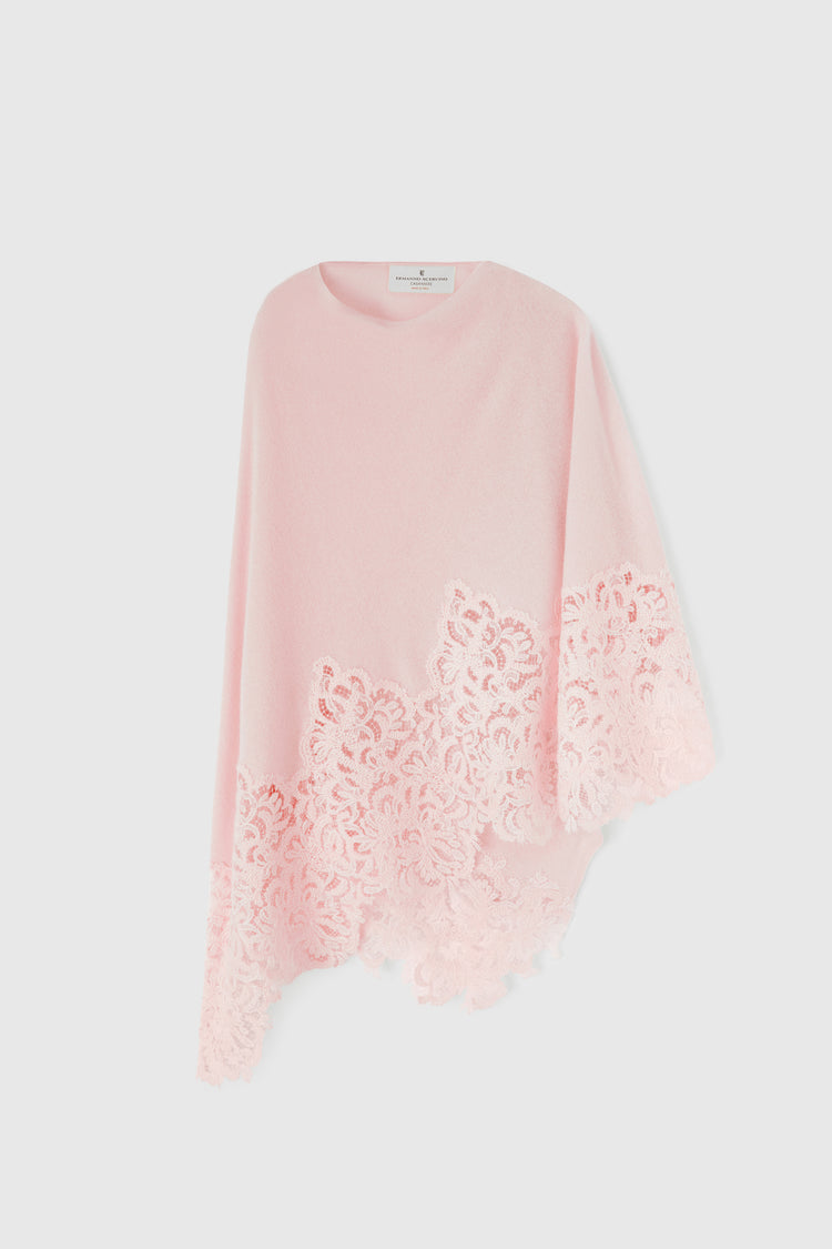 Cashmere and lace stole