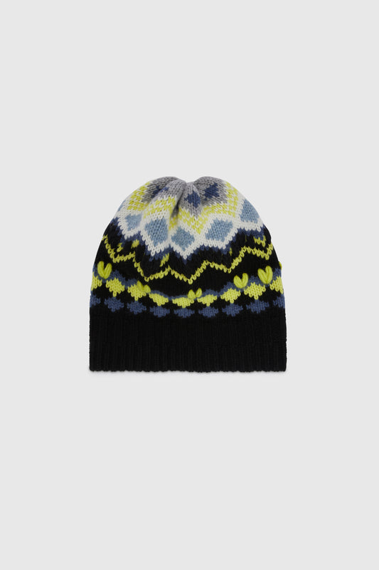 Jacquard embroidered hat