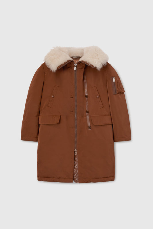 Parka con cappuccio