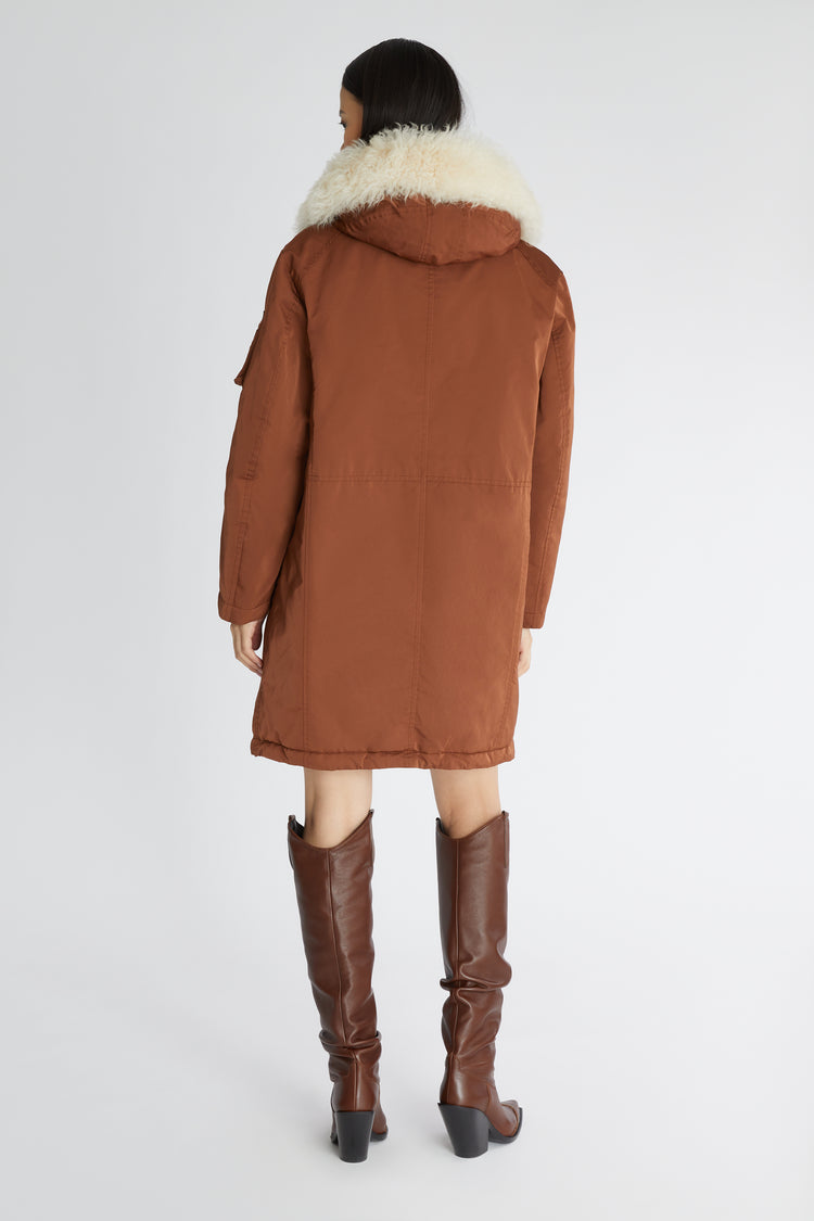 Parka à capuche