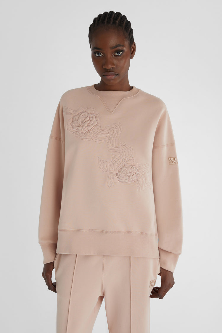 Sweatshirt with embroidery