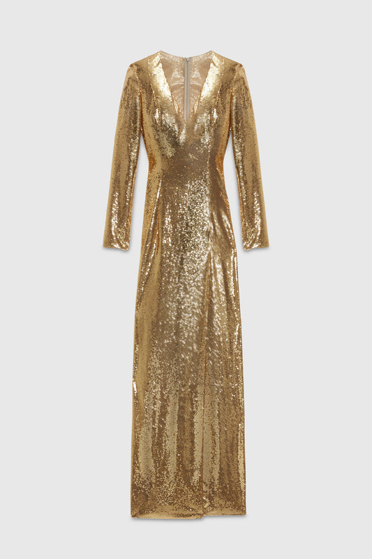 PARTY'S EXCLUSIVE CAPSULE - Full sequin long dress