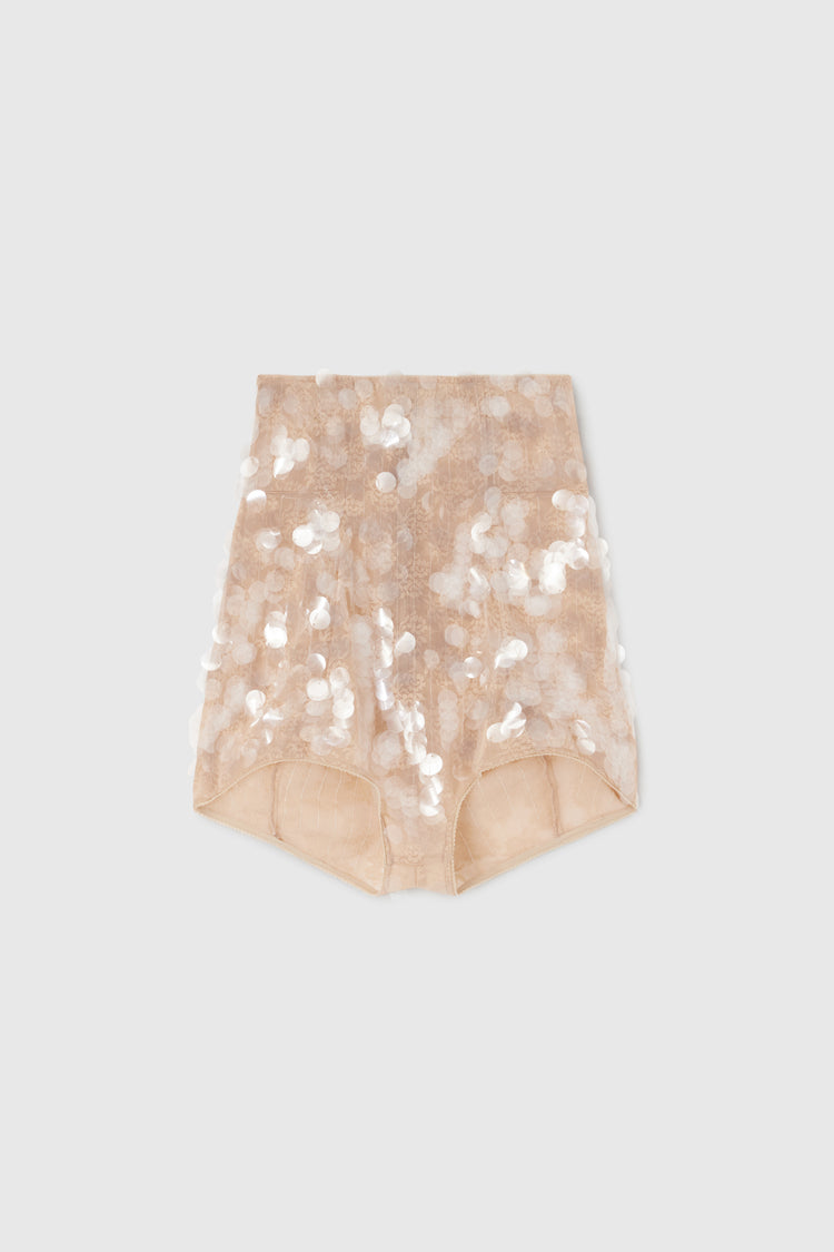 Shorts con paillettes