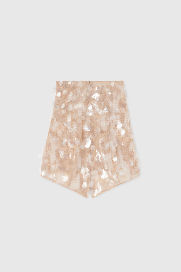 Shorts con paillettes