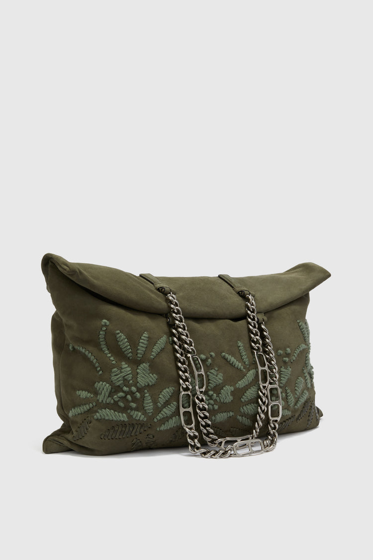 Pillow Bag con ricami fatti a mano