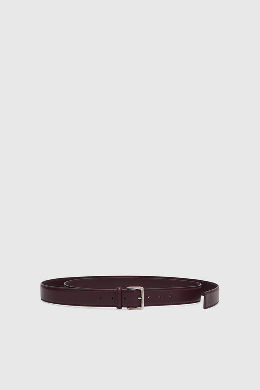 Smooth calfskin belt