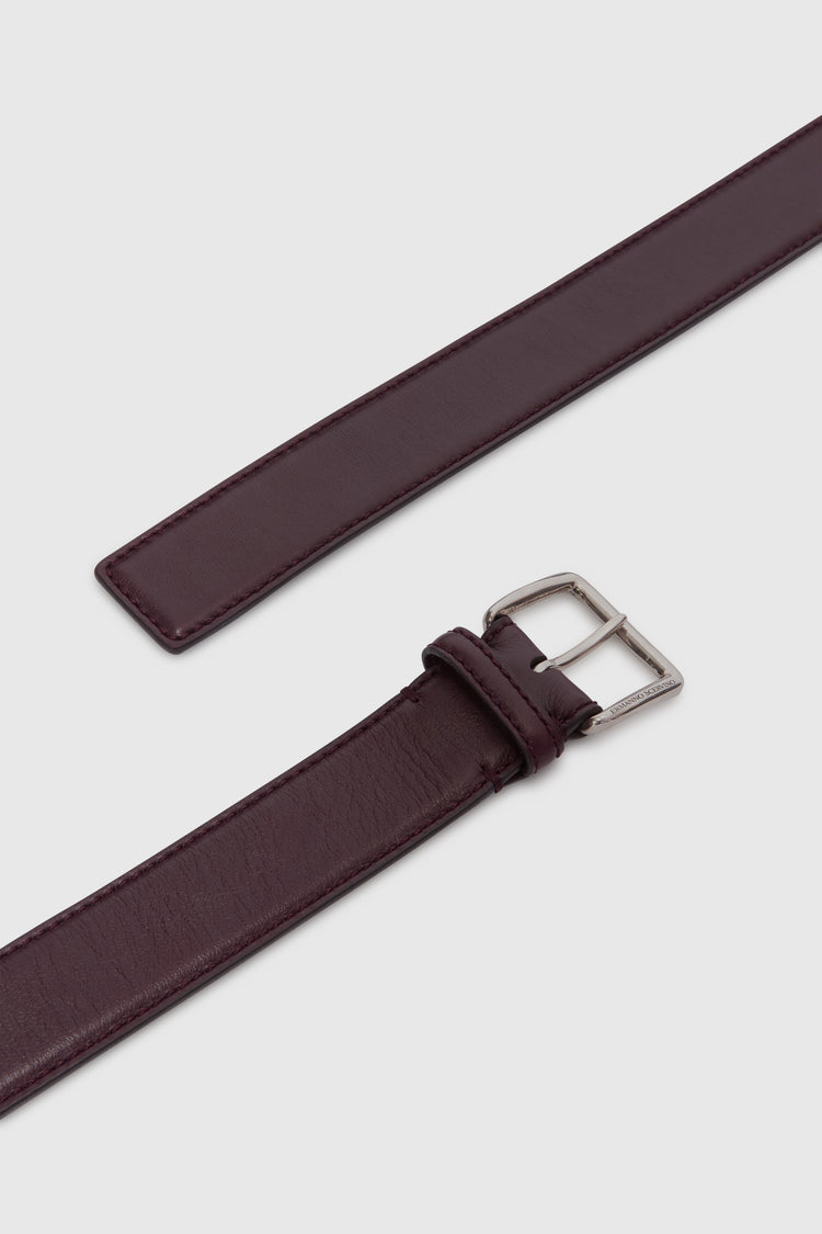 Smooth calfskin belt