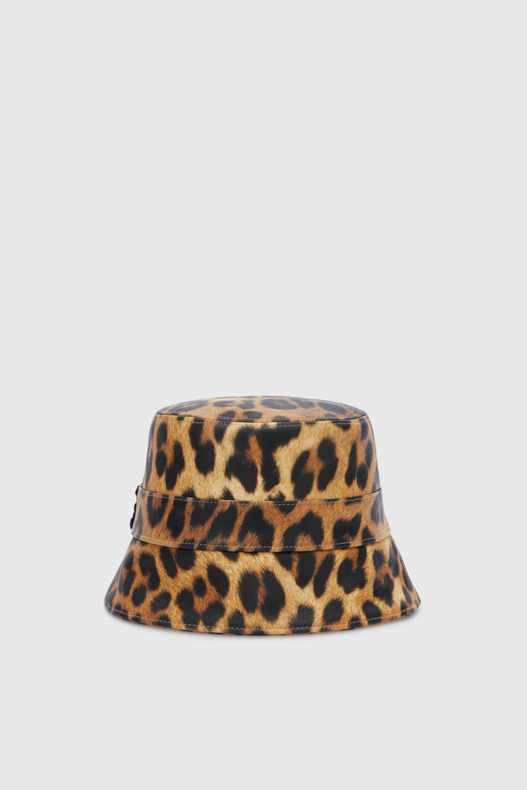 Animal print bucket hat