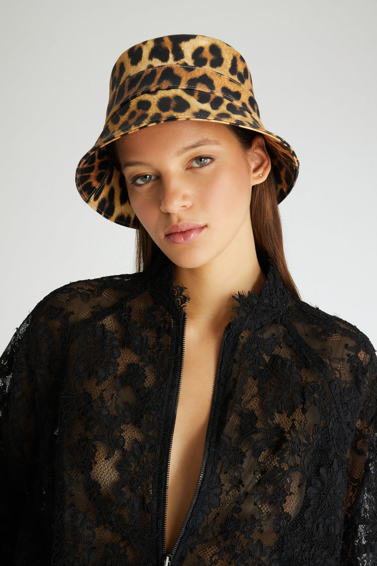 Bucket hat stampa animalier