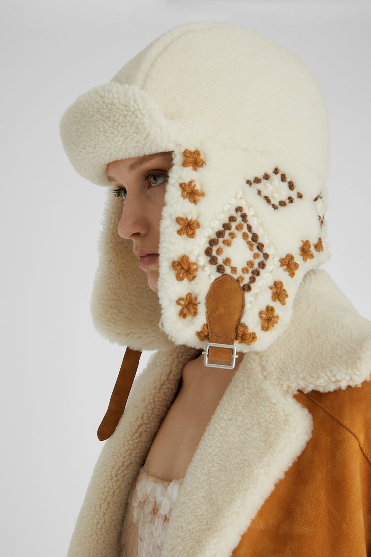 Sheepskin balaklava