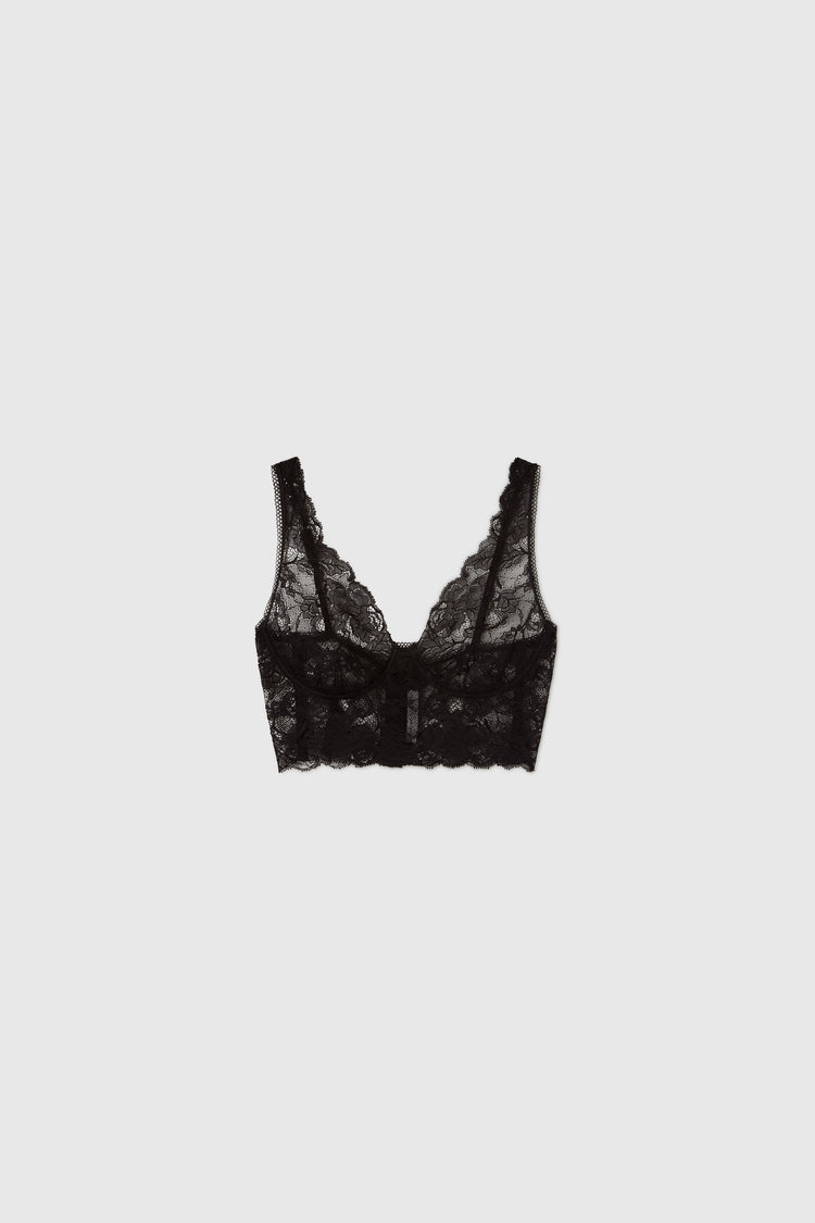 Bralette en dentelle.