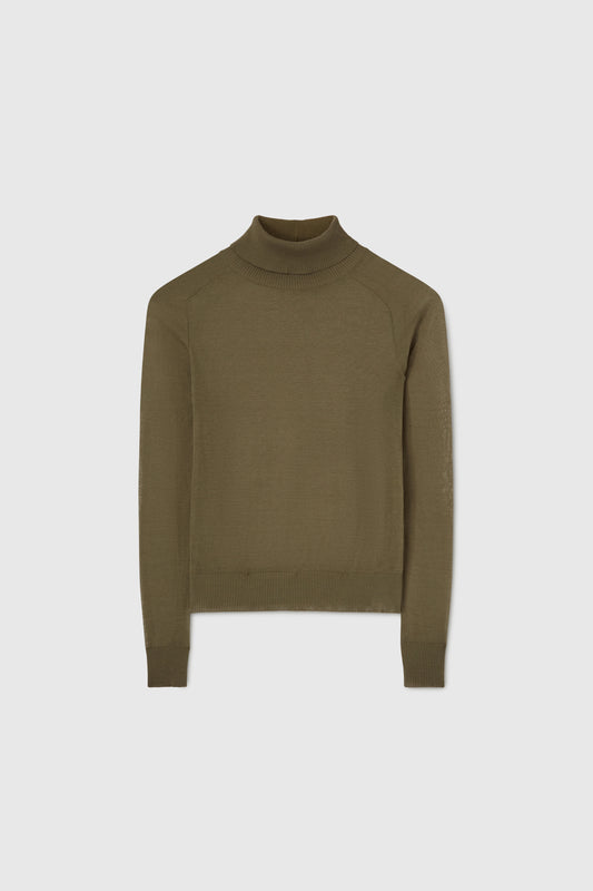 Cotton turtleneck jumper