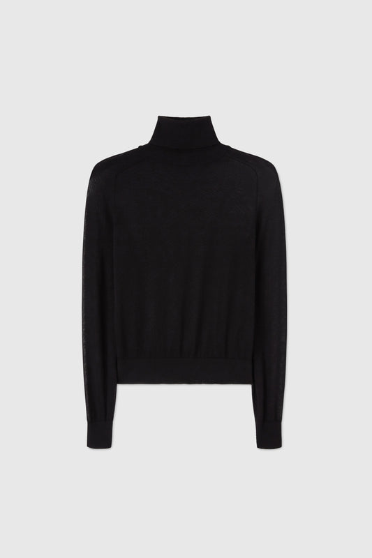 Cotton turtleneck jumper