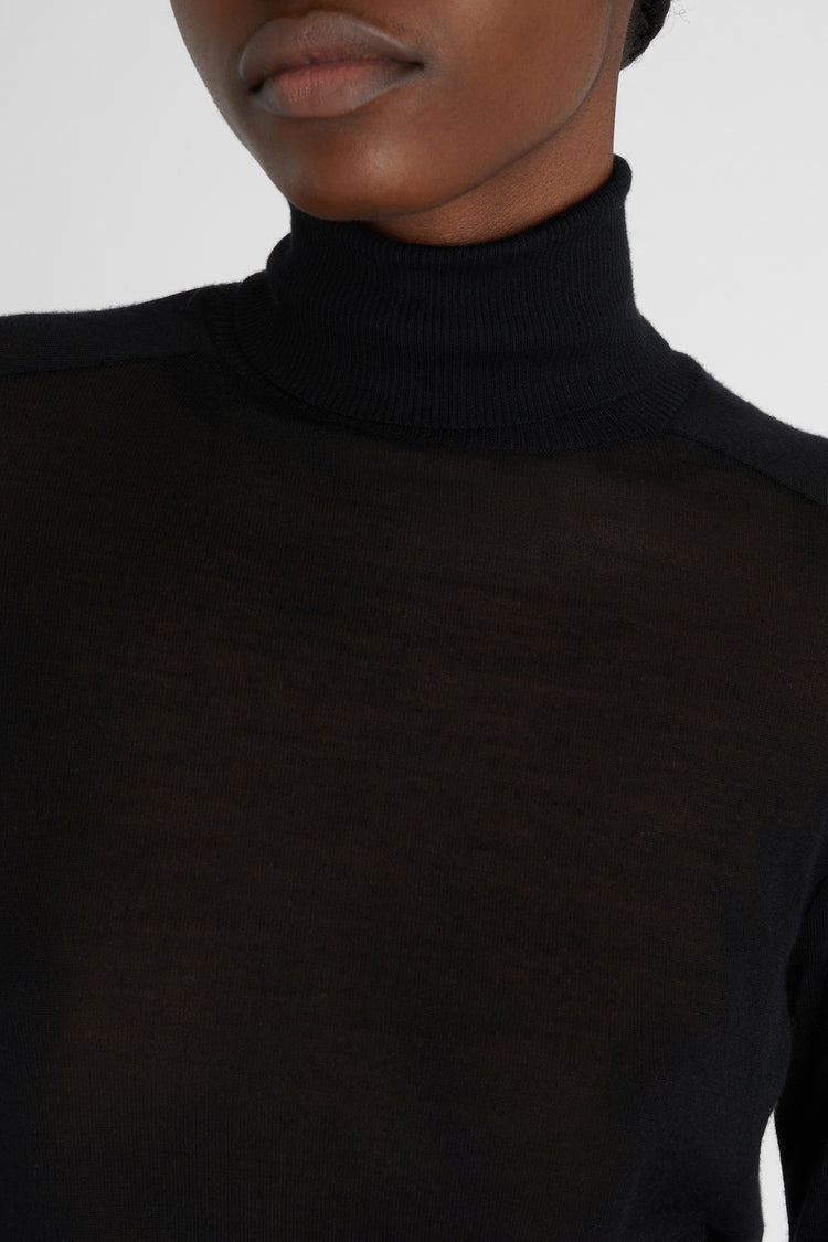 Cotton turtleneck jumper