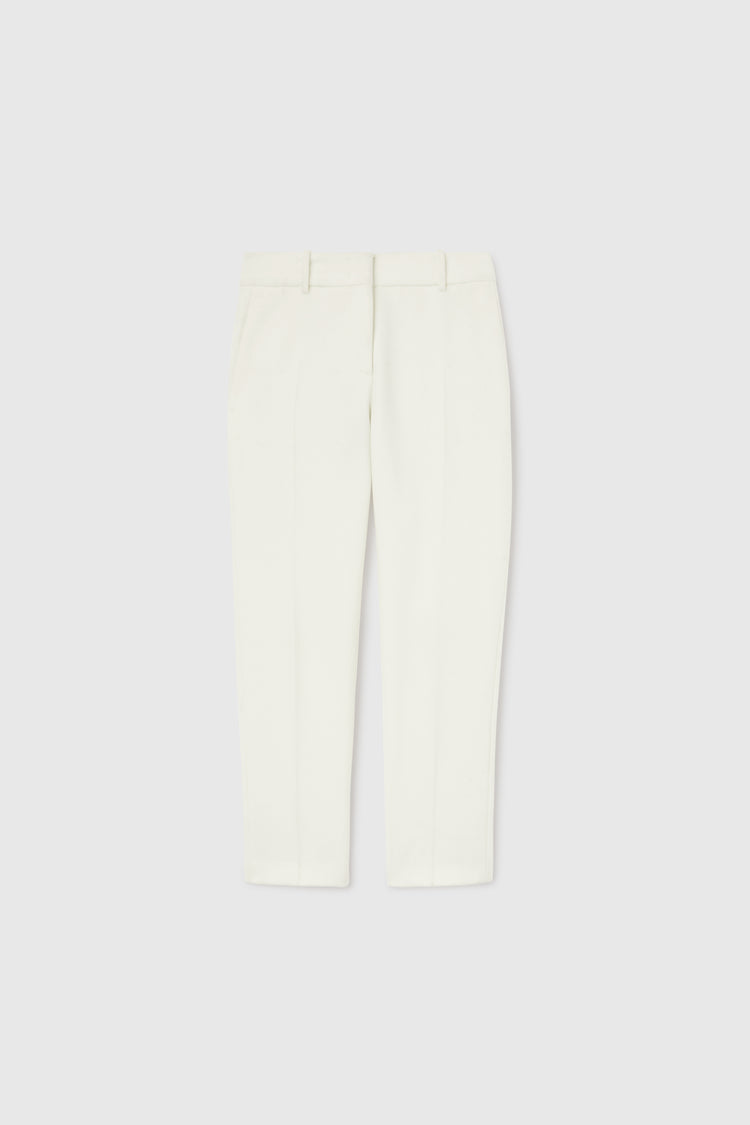 Pantalon droit en laine froide